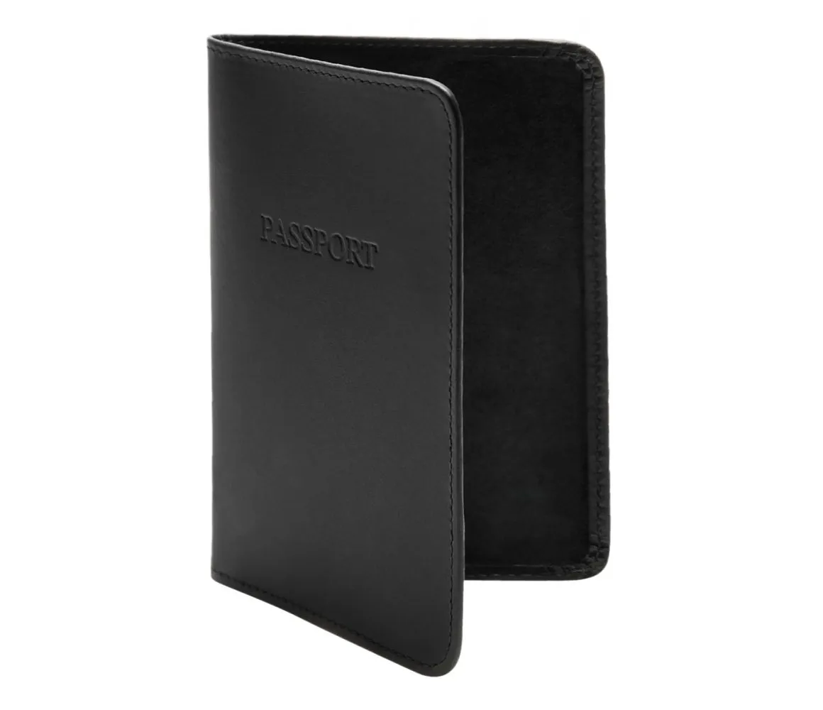 Black Passport Holder