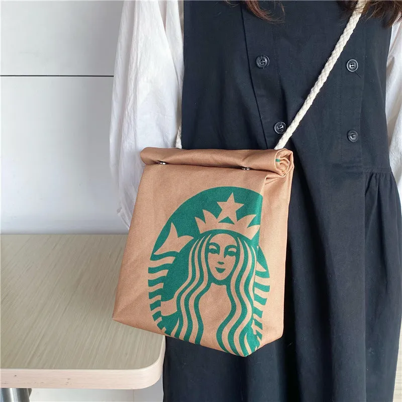 🎁BOGO🎁 Buy One Get One😍McDonald Sling Bag Canvas Shoulder Bag Casual  Large Capacity Messenger Bag