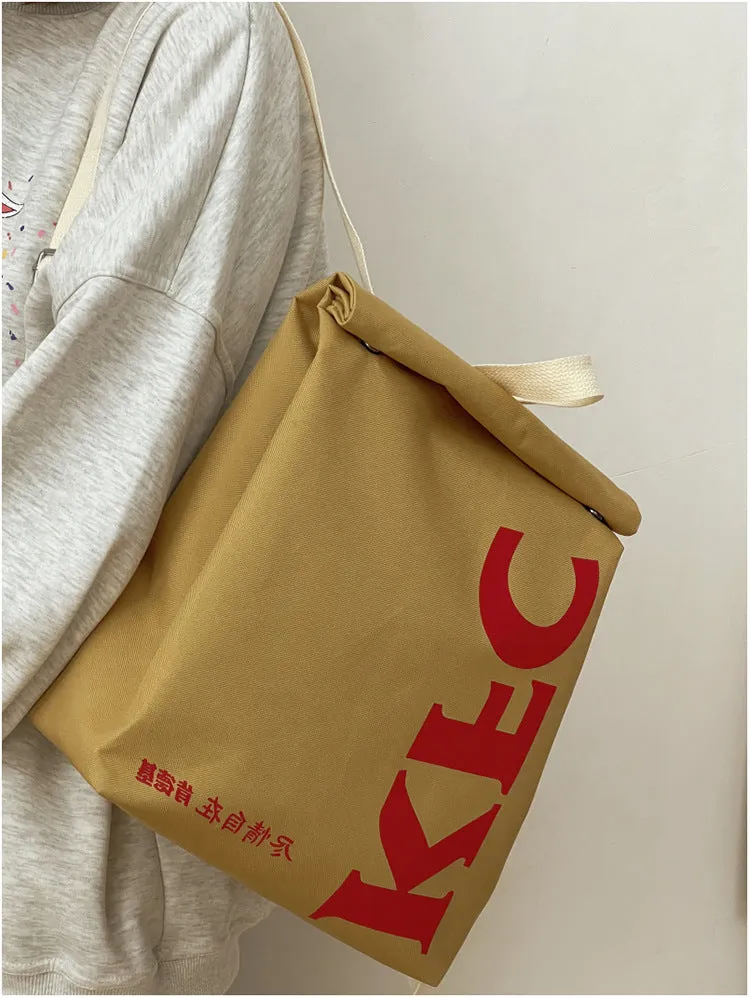 🎁BOGO🎁 Buy One Get One😍McDonald Sling Bag Canvas Shoulder Bag Casual  Large Capacity Messenger Bag