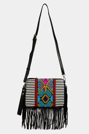 Boho Tribal Western Fringe bag