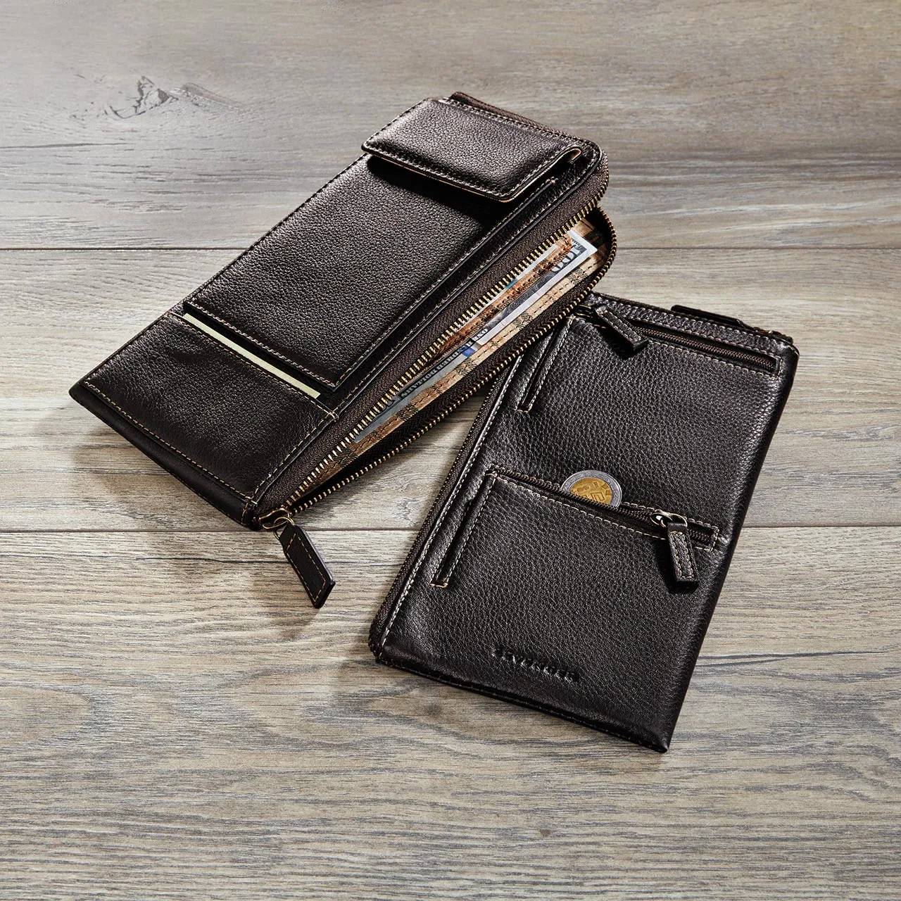 Bomber Jacket First-Class Traveler Wallet