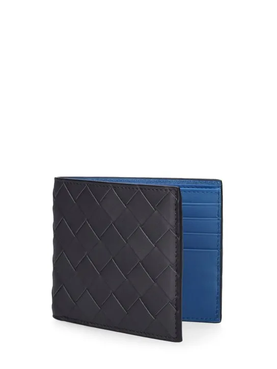 Bottega Veneta   Intrecciato leather bi-fold wallet 