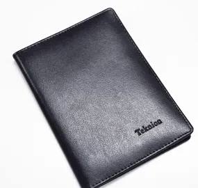 BRANDED REGULAR PASSPORT HOLDER-BLACK