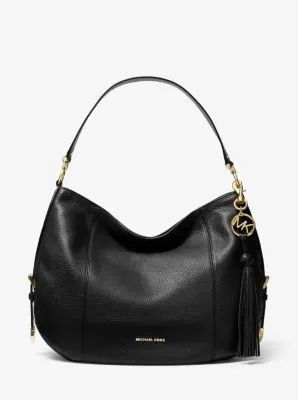 Brooke Large Pebbled Leather Shoulder Bag