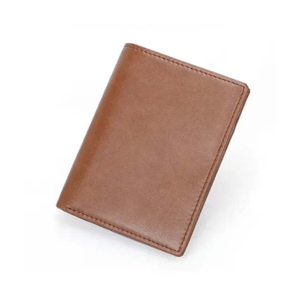 Brown Genuine Leather RFID Wallet 棕色真皮 RFID 錢包 CH19062