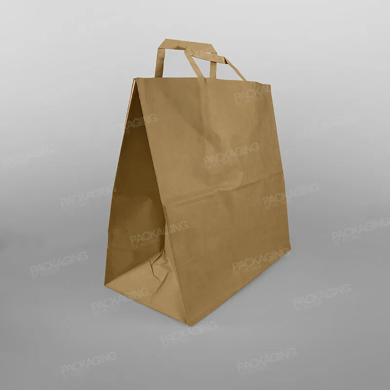 Brown Paper Carrier Bag Extra Wide