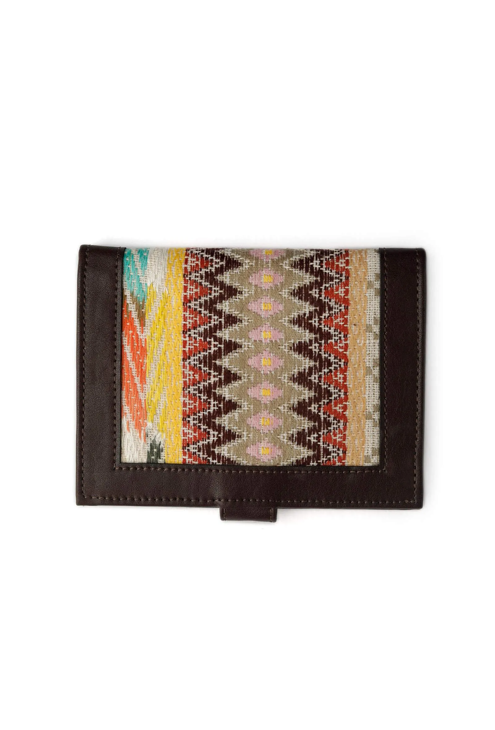 Brunette Jacquard Passport Holder