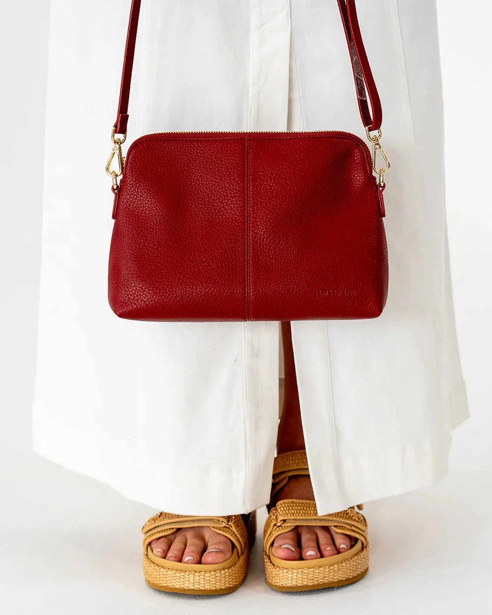 BURBANK CROSSBODY LARGE | Burgundy