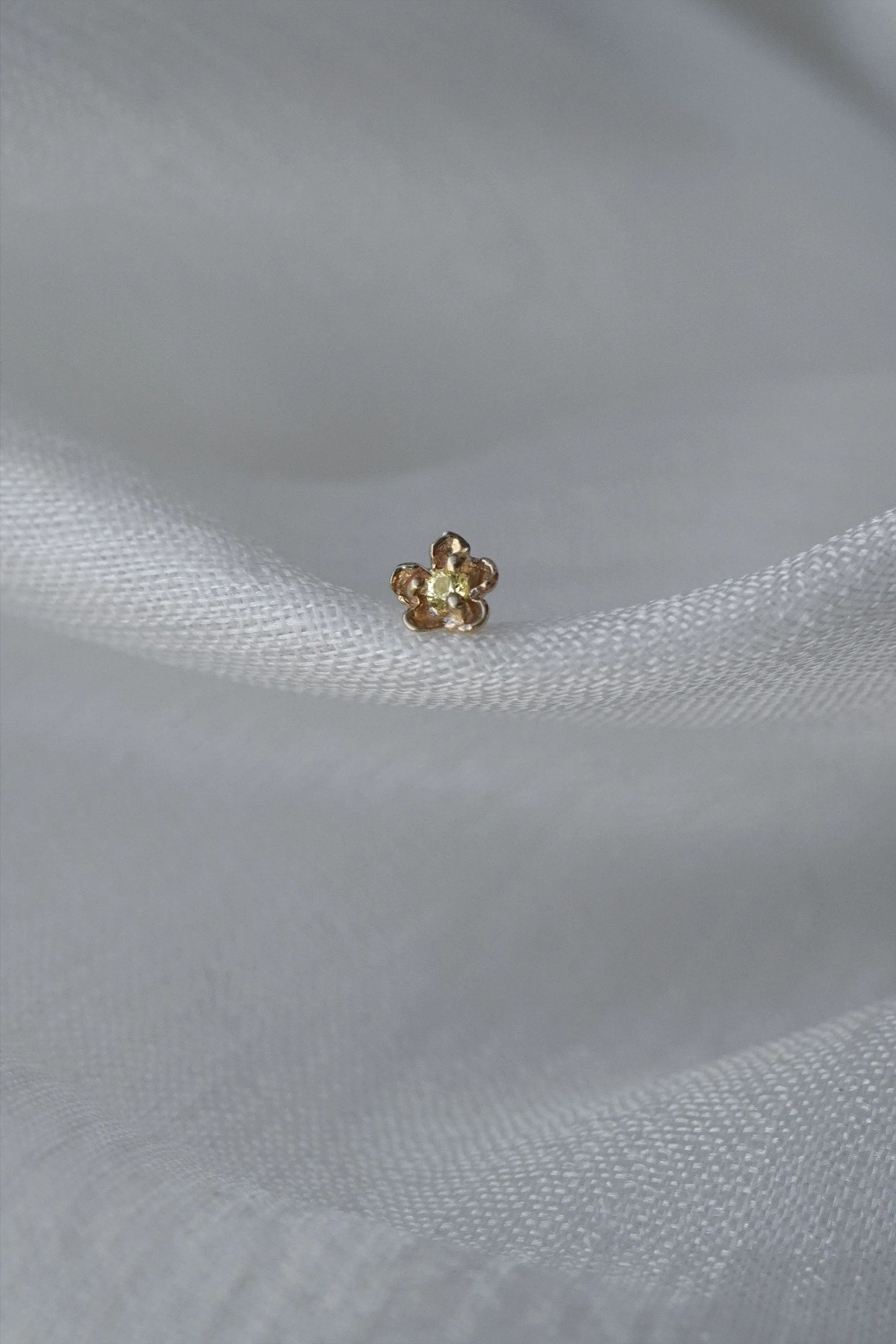 Buttercup Stud with Alternate Stone