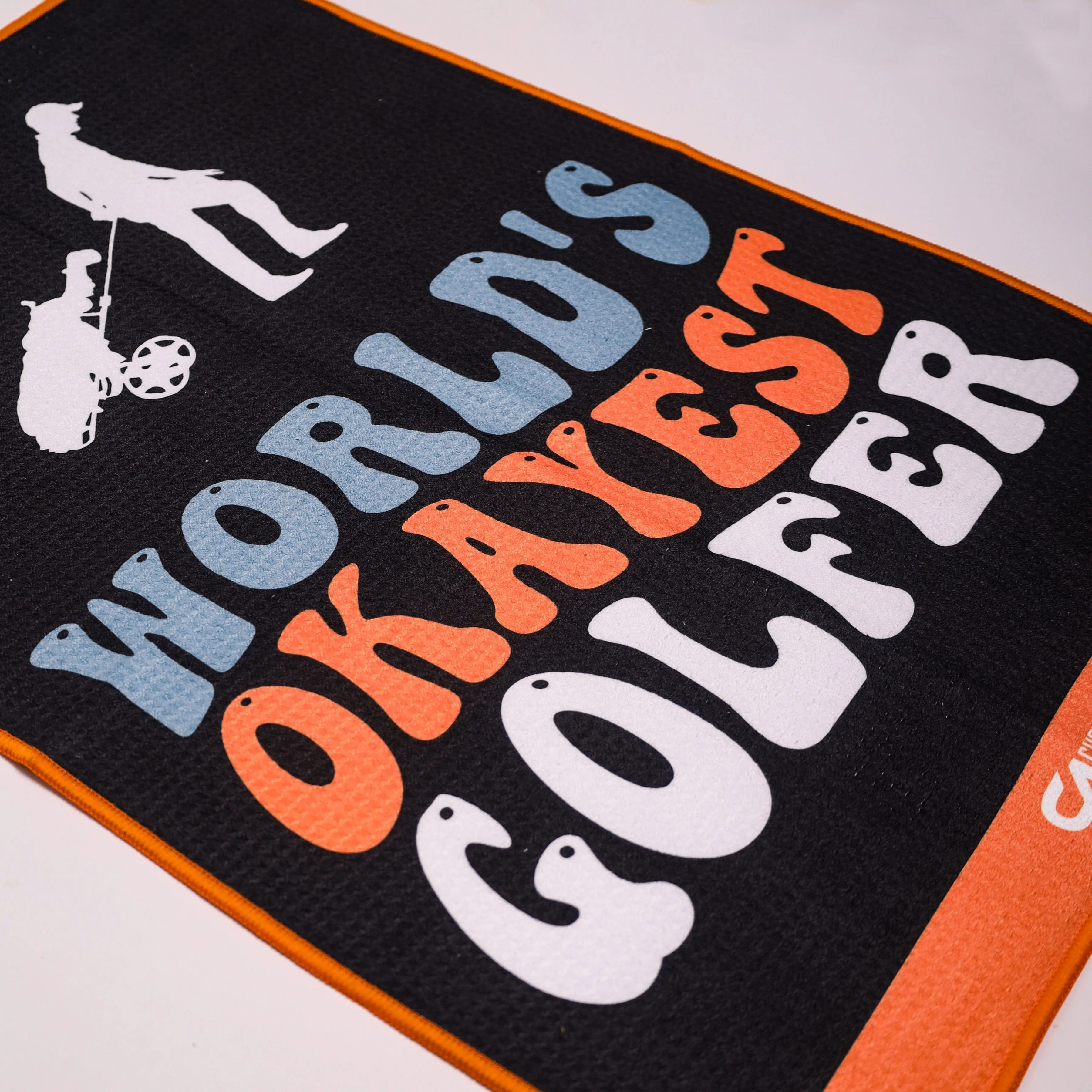 CA Waffle Golf Towels | Okayest Golfer