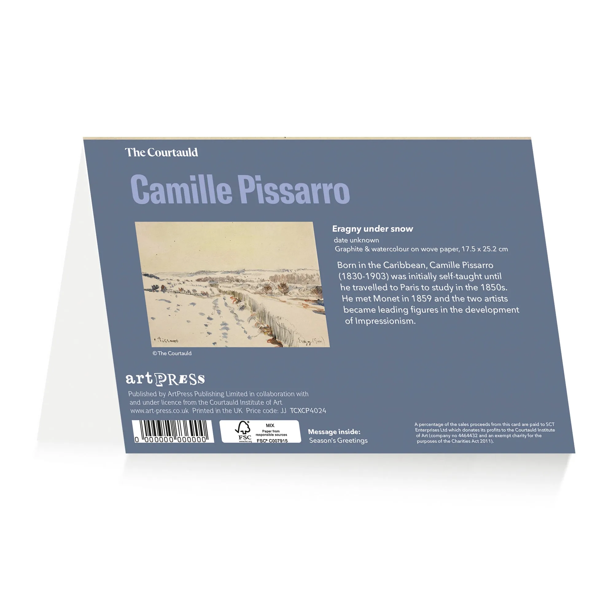 Camille Pissarro Xmas Wallet