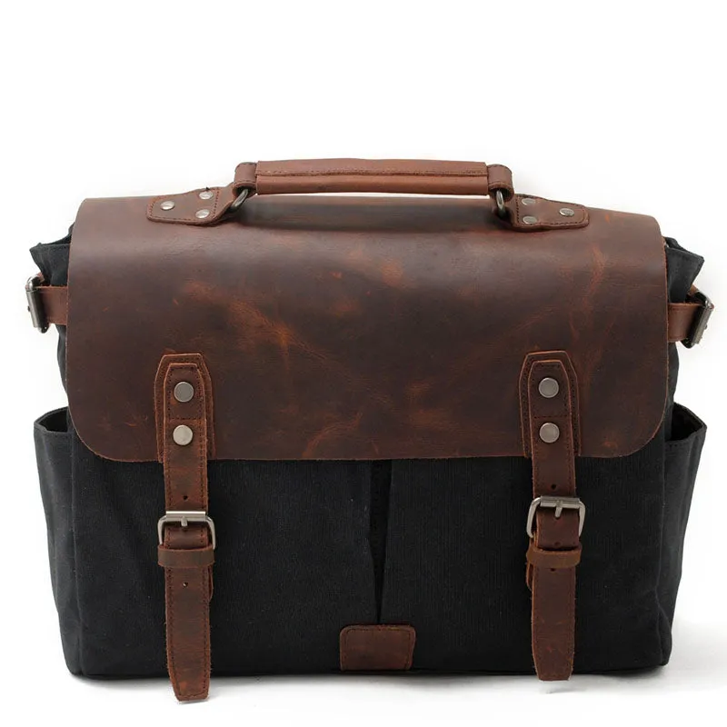 Canvas DSLR Camera Messenger bag Canvas Shoulder Camera Bag