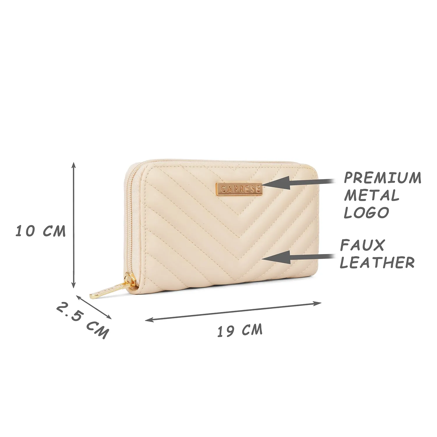 Caprese Milana Wallet Large Cream