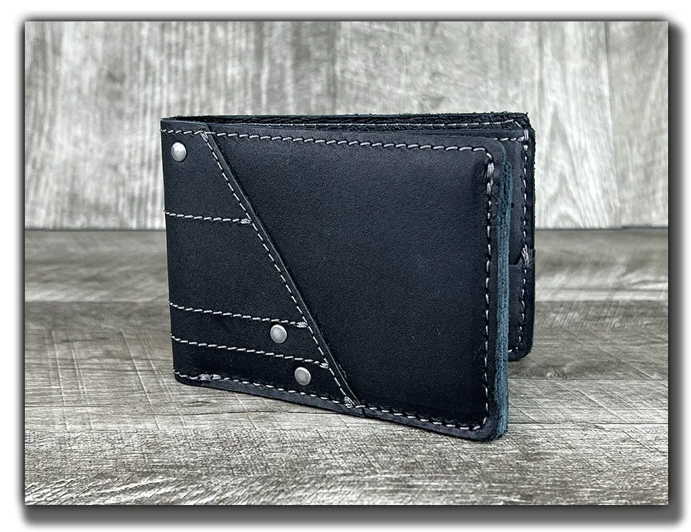 Chain Wallet with Guitar Pick Slots (With or Without Chain) - Carbon Black