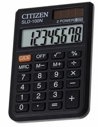 Citizen Calculator , Model - SLD100