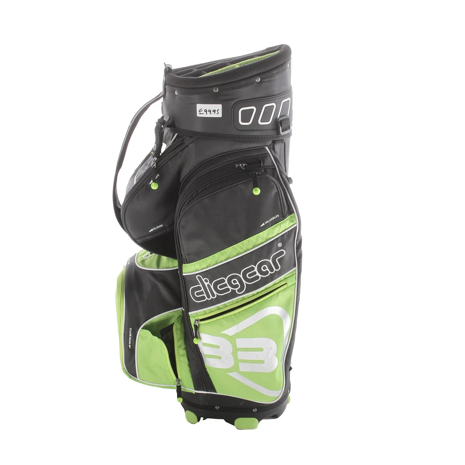 Clicgear B3 Cart Bag - Black/Green