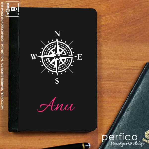 Compass © Personalized Passport Cover and Holder