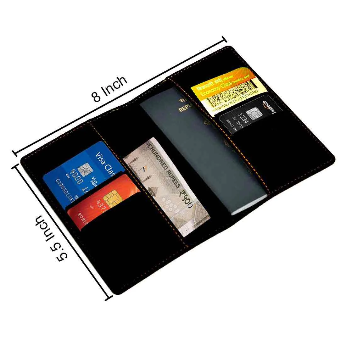 Cool Passport Holder Faux Leather Custom Covers for Passports - Pahadon Mein