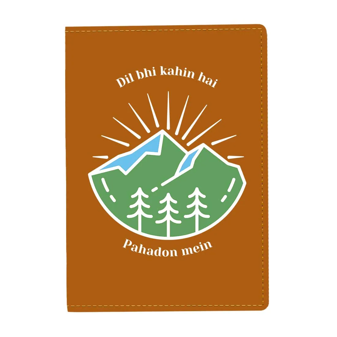 Cool Passport Holder Faux Leather Custom Covers for Passports - Pahadon Mein