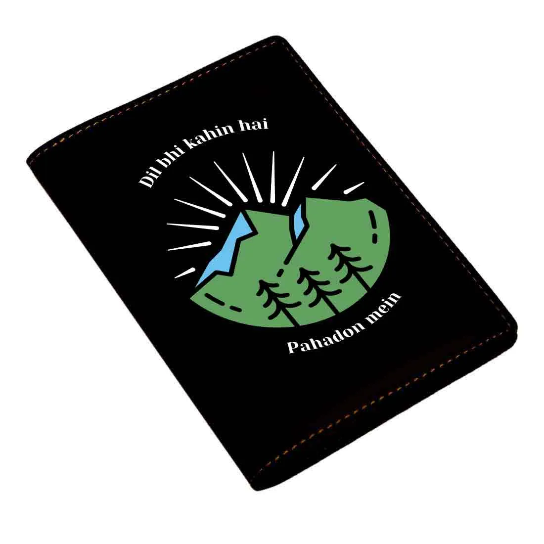 Cool Passport Holder Faux Leather Custom Covers for Passports - Pahadon Mein