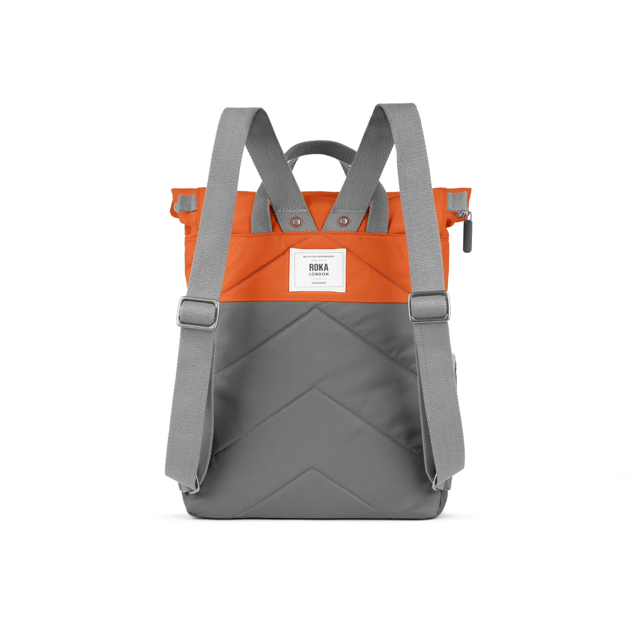 Creative Waste Canfield B Graphite/Burnt Orange Recycled Nylon