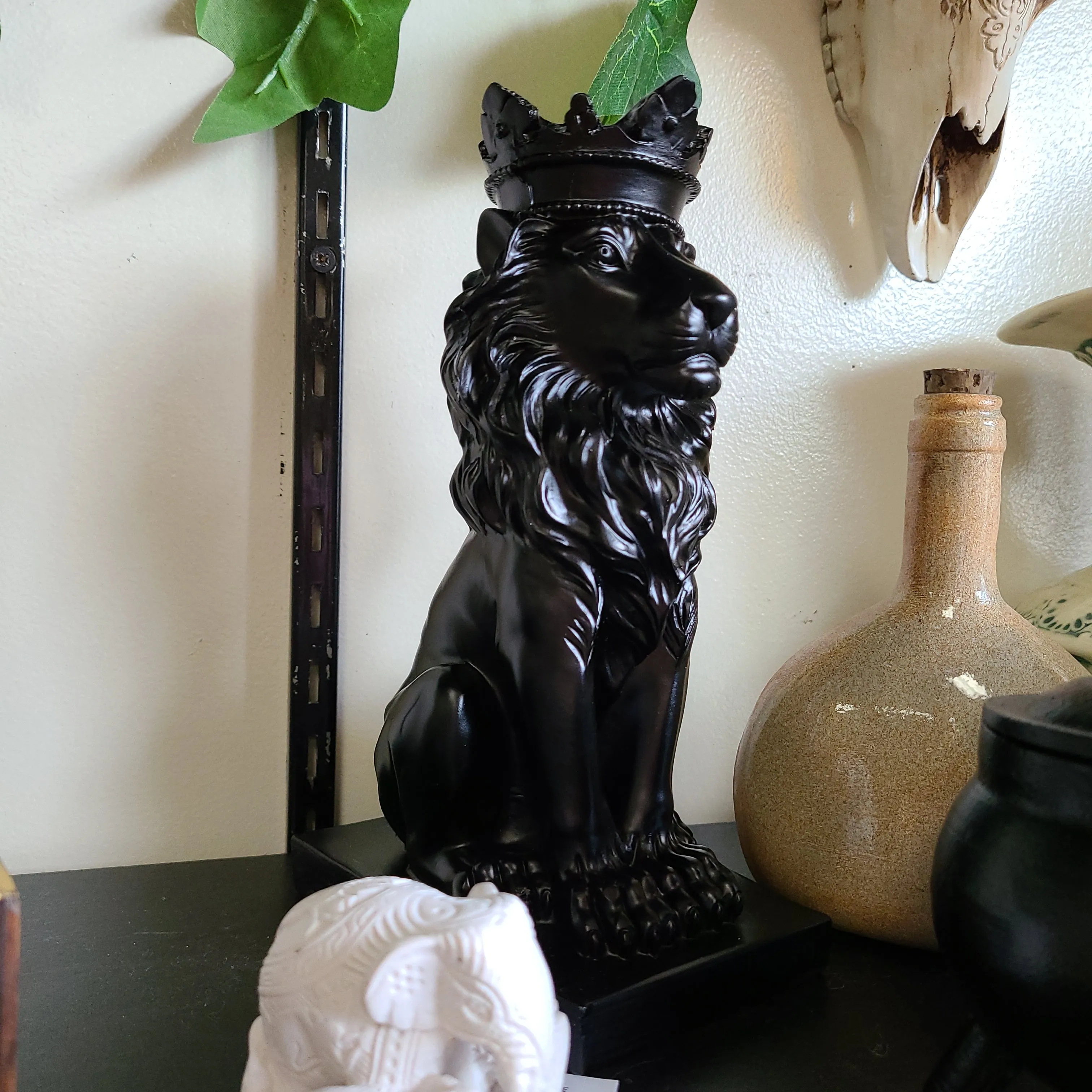 Crowned Lion Sphere Stands - Various Sizes 6.5 & 9"