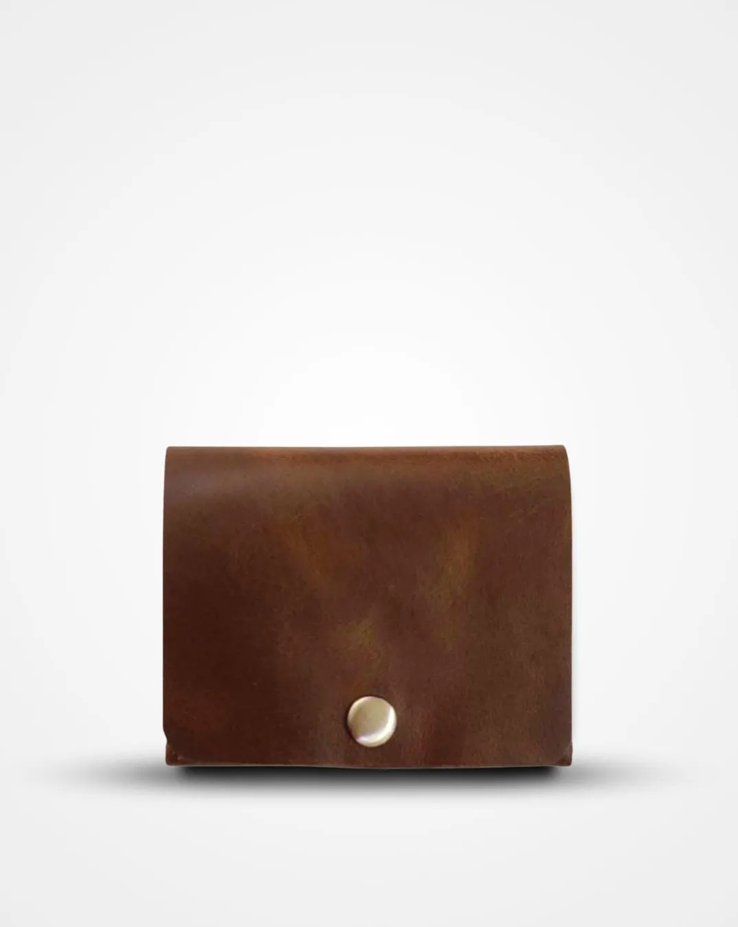 CRUSHED TAN NATIVE BATUA - SLIM LEATHER WALLET