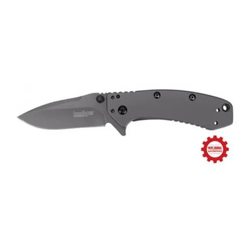 Cryo - Hinderer Stainless Steel Folder Black Titanium - Clam Pack