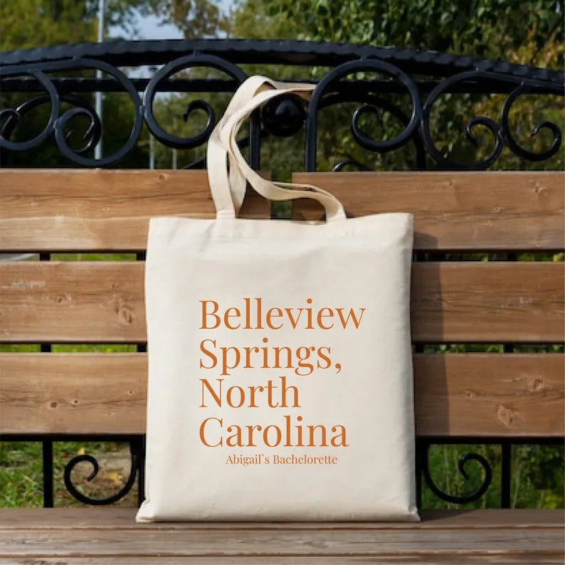 Custom Destination Wedding Welcome Tote Bag, Personalized Destination Wedding Tote Bag