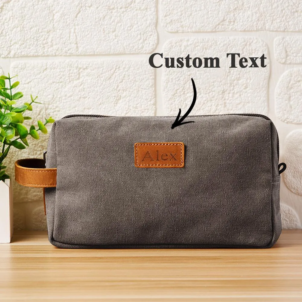 Custom Dopp Kit Toiletry Bag For Men Personalized Travel Toiletry Organizer