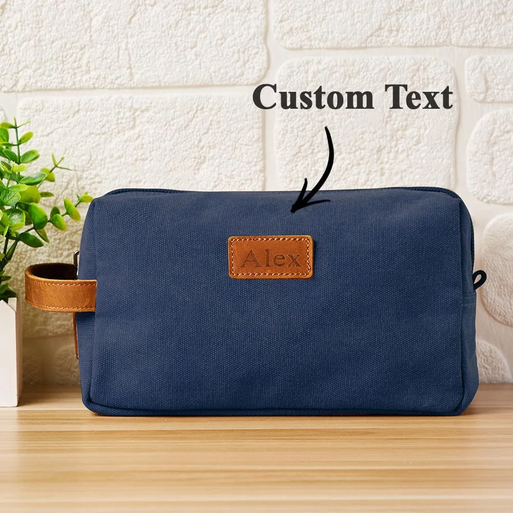 Custom Dopp Kit Toiletry Bag For Men Personalized Travel Toiletry Organizer