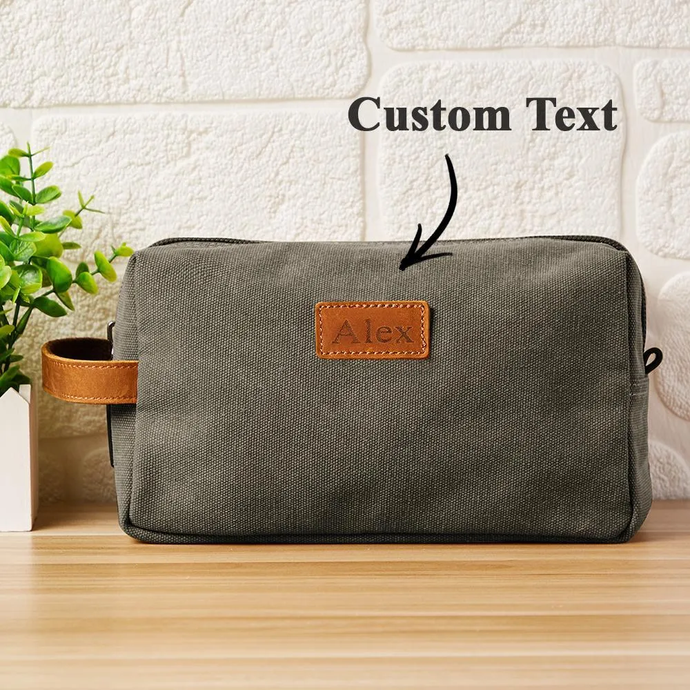 Custom Dopp Kit Toiletry Bag For Men Personalized Travel Toiletry Organizer