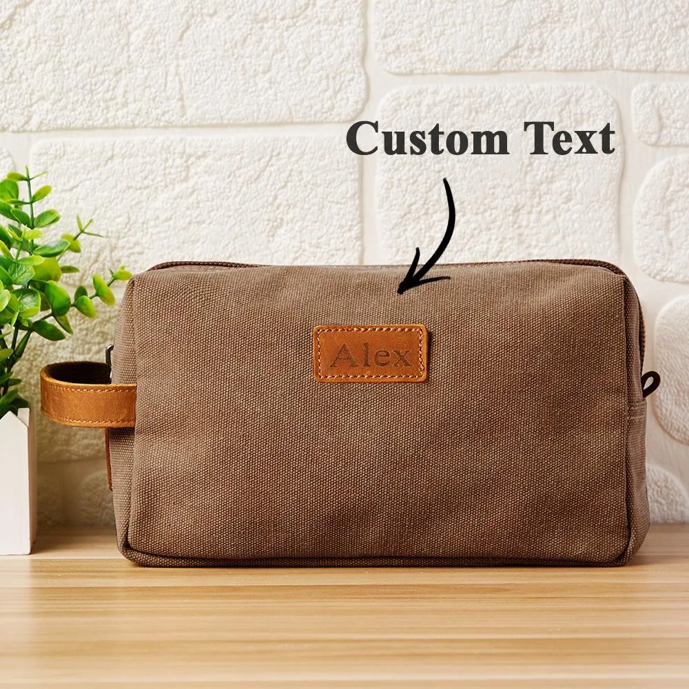 Custom Dopp Kit Toiletry Bag For Men Personalized Travel Toiletry Organizer