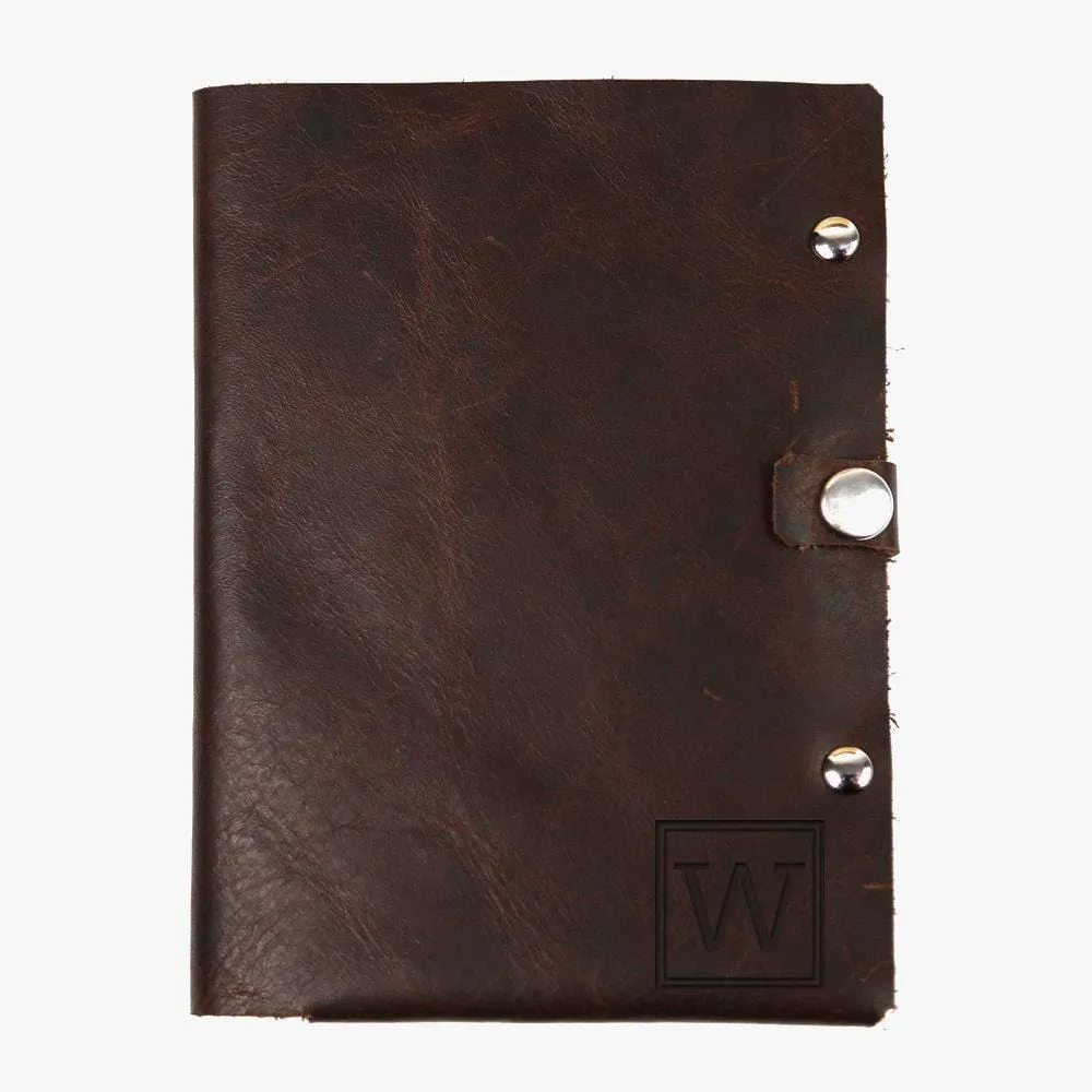 Custom Initial Genuine Leather Passport Holder