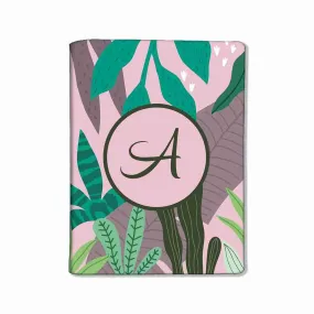 Custom Name Passport Cover  -Pink Tropical Vibes