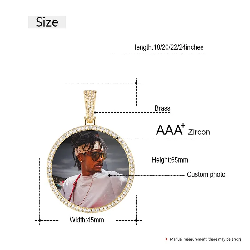 Custom Photo Medallion Necklace- Best Christmas Gifts 2023