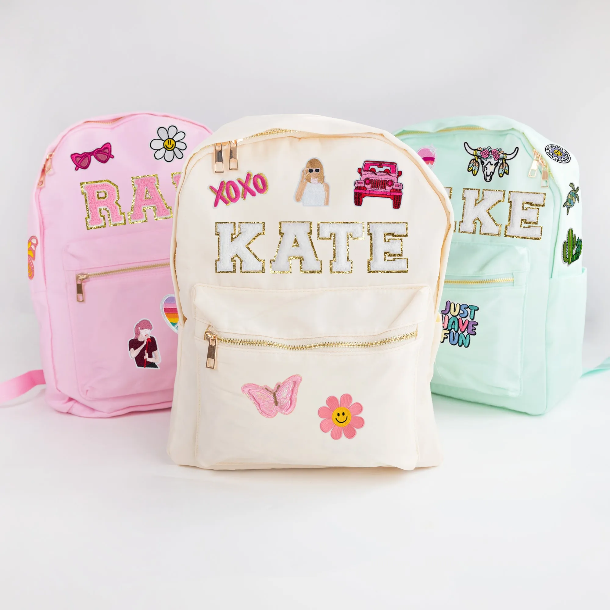 Customized Kids Backpack with Patches