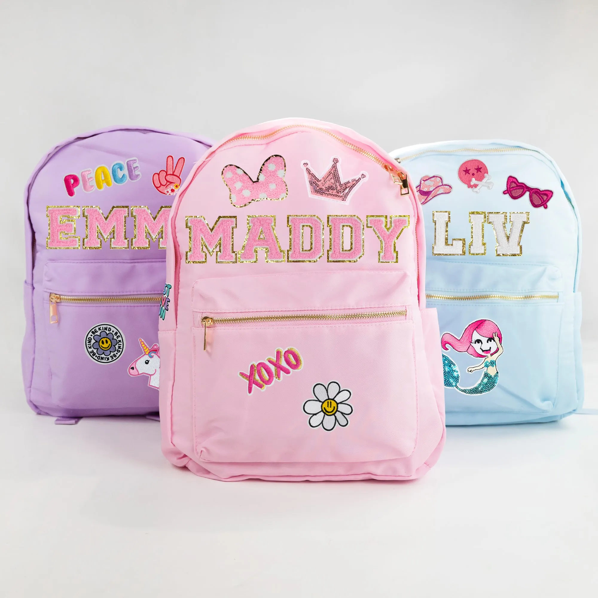 Customized Kids Backpack with Patches