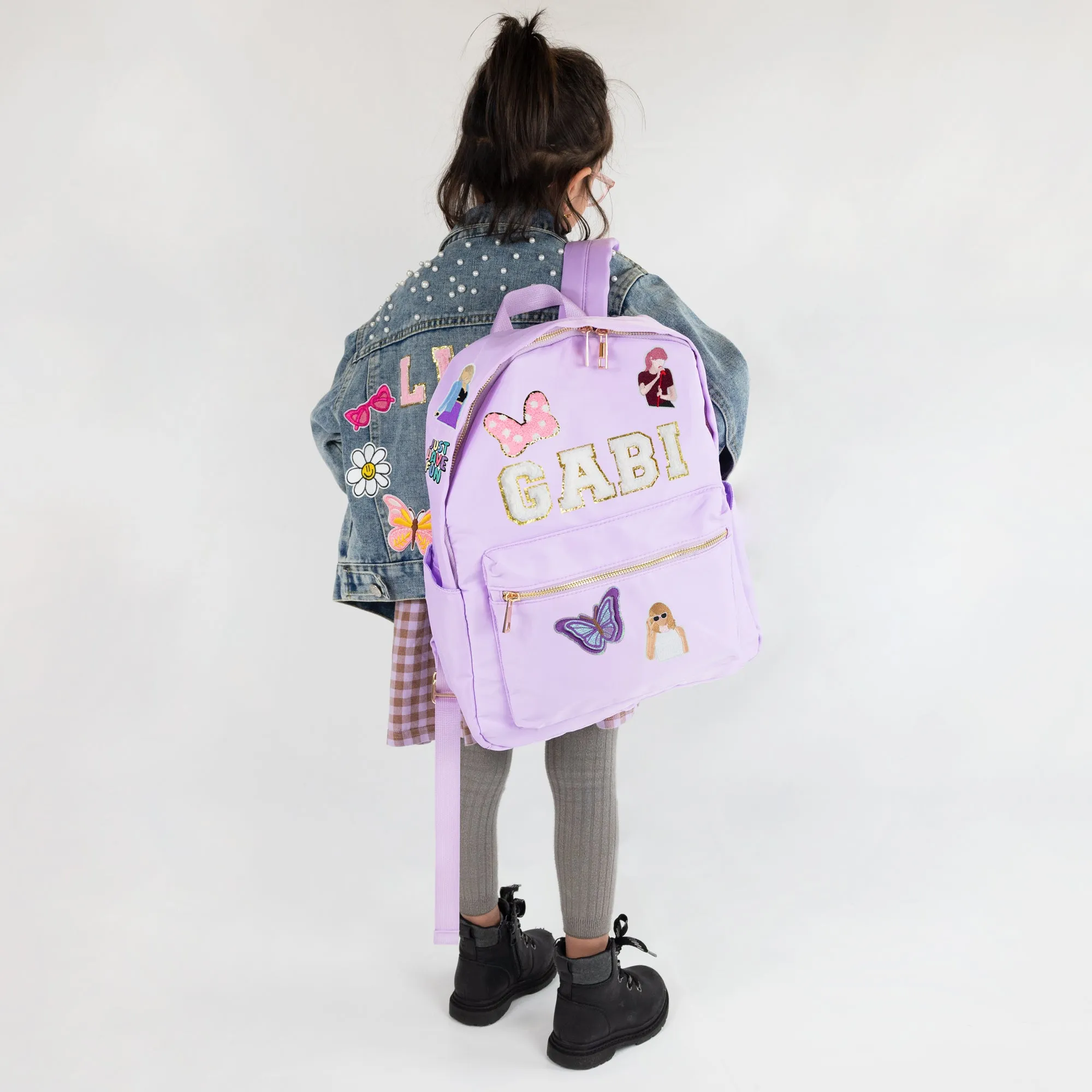 Customized Kids Backpack with Patches