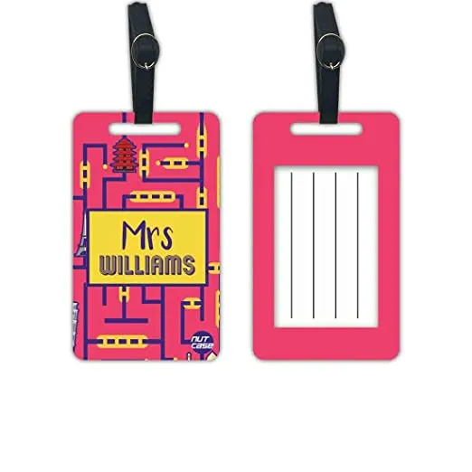 Customized Mr & Mrs Passport Cover Anniversary Gifts for CouplesLuggage Tag -  Mrs Traveller