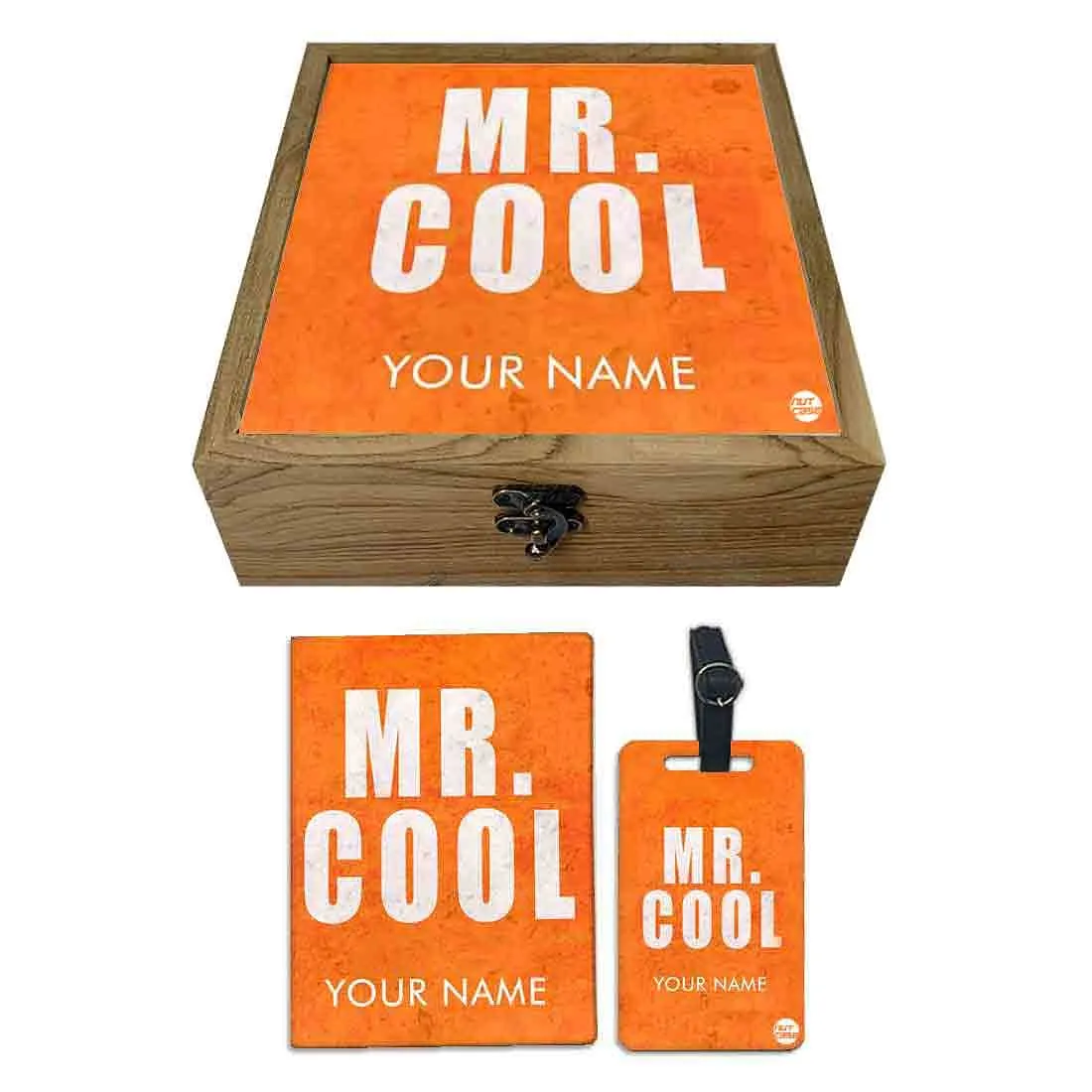 Customized Tpassport Cover With Luggage Tag - Mr Cool