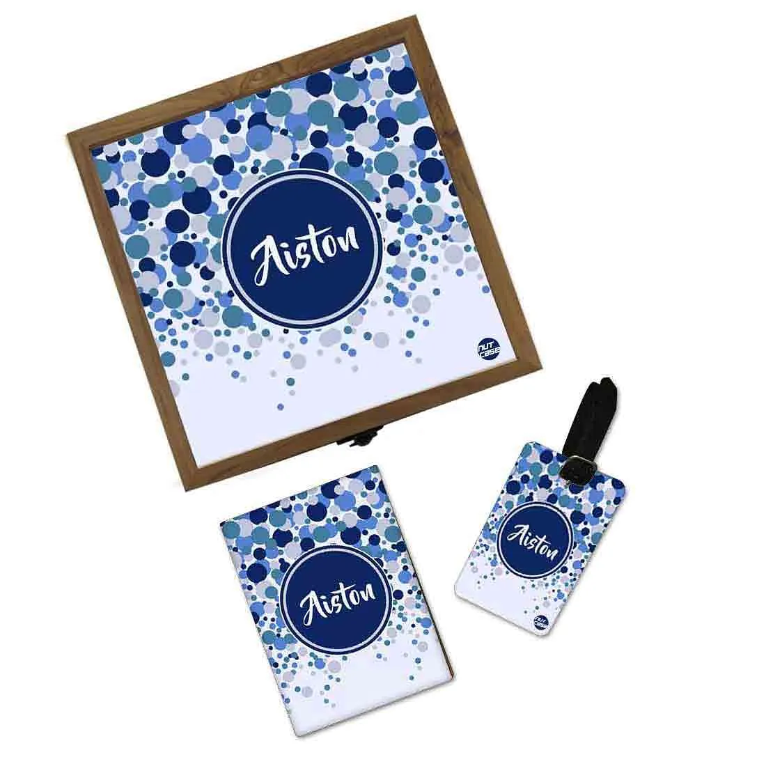 Customized Travel Gifts - Blue Bubbles