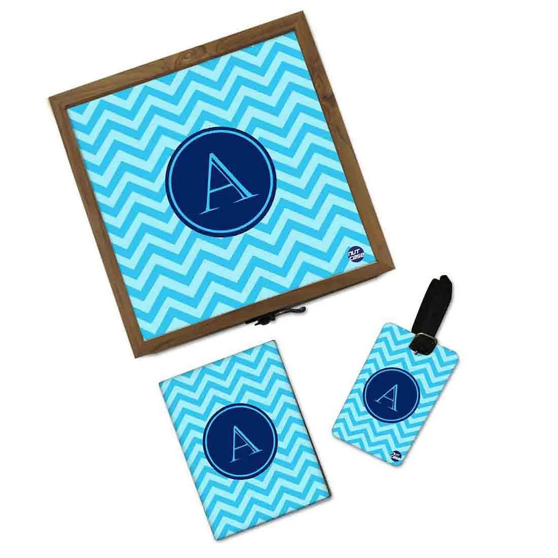 Customized Travel Organizer - Blue Wave Lines