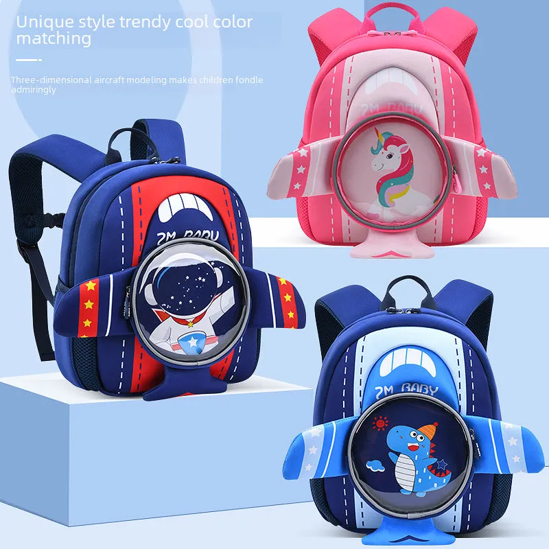 Cute 3D Cartoon Kindergarten Schoolbag for Boys & Girls