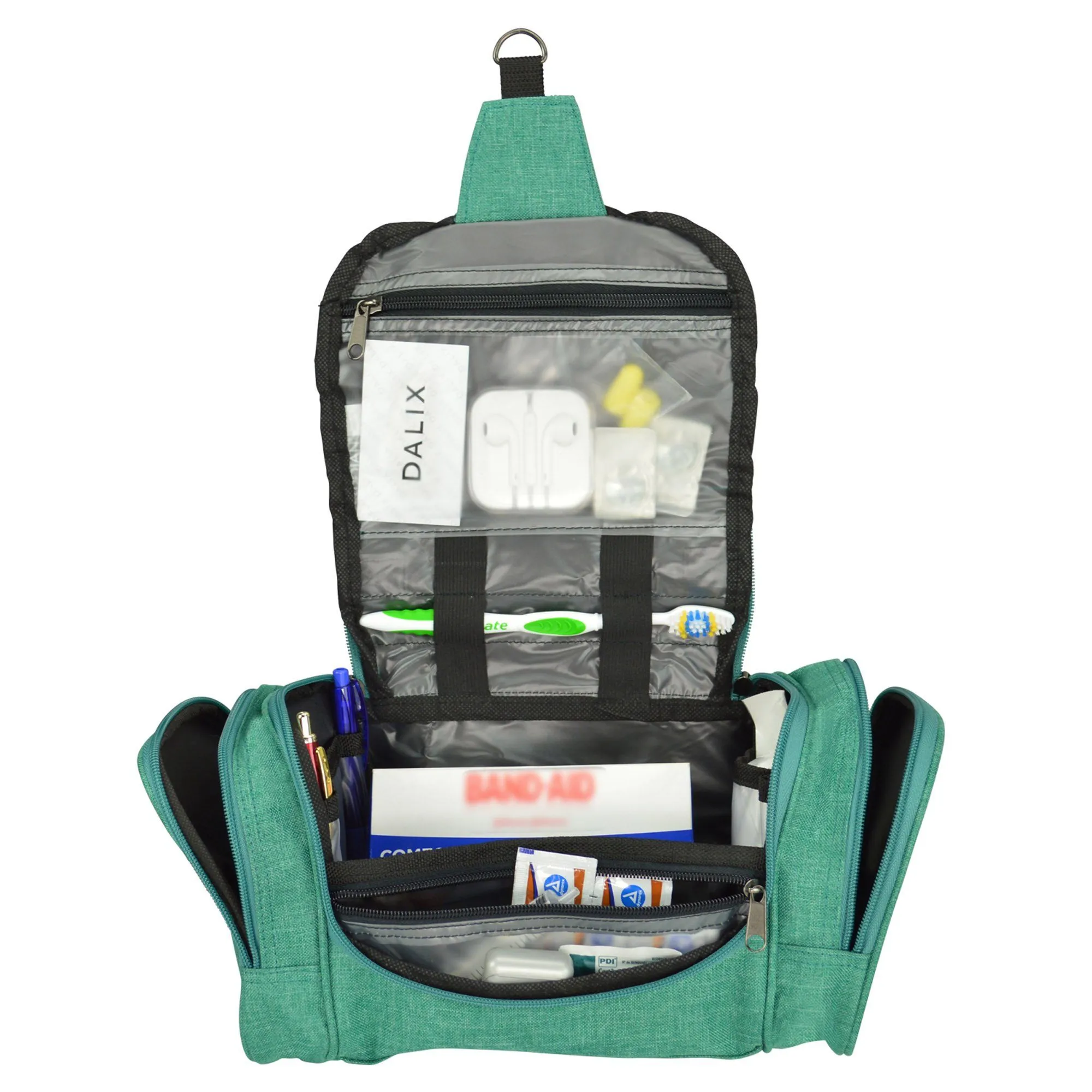 DALIX Hanging Travel Toiletry Kit Accessories Bag