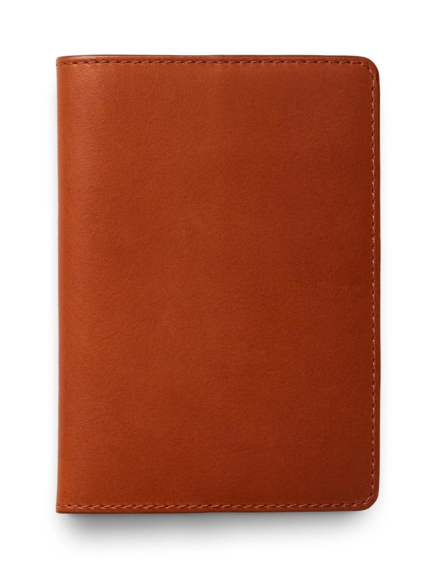 David August Luxury Genuine Vintage Calfskin Leather Passport Holder