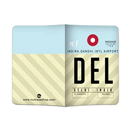 Designer Passport Cover - Dlihi City