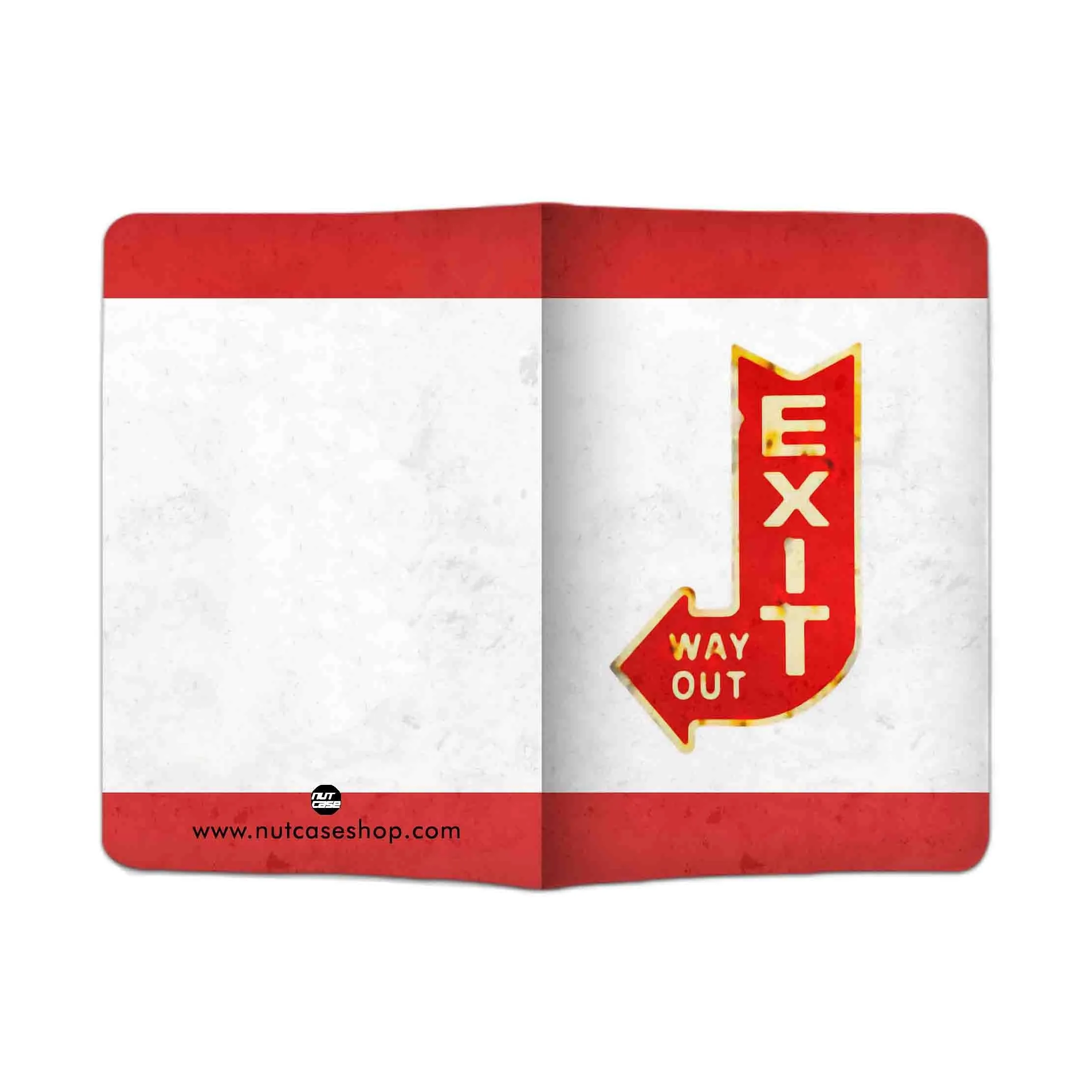 Designer Passport Cover - EXIT