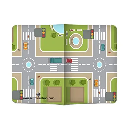 Designer Passport Cover - Road