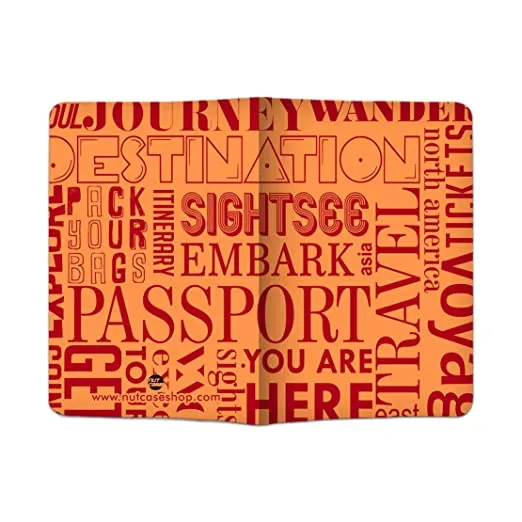 Designer Passport Cover - Travel Ation